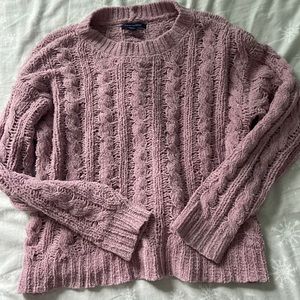light purple/pink sweater